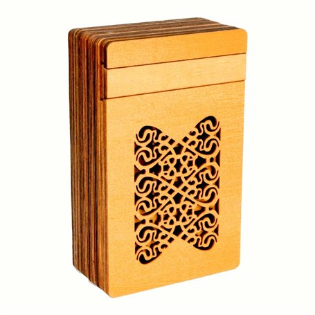 Logica Jeux Art. Coffre de' Medici - Casse-tête en Bois - Coffre Secret - Difficulté 5/6 Incroyable - Collection Leonardo da Vin