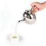 wosume Bouilloire, Pichet à Eau Pratique Théière en Acier Inoxydable avec Filtre Épaissie à Fond Plat Théière Cafetière, Pas de 