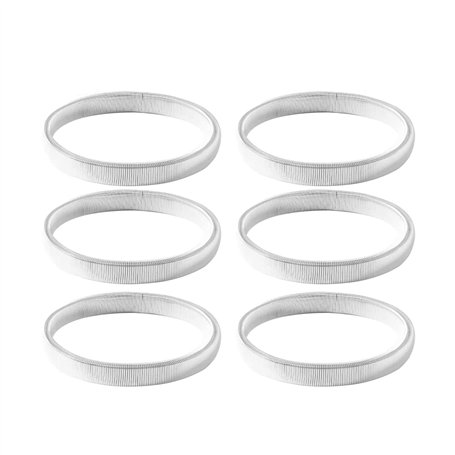 LEBQ 3 Paires Soutiens de Brassards de Chemise Antidérapant Brassards Étendue en Métal