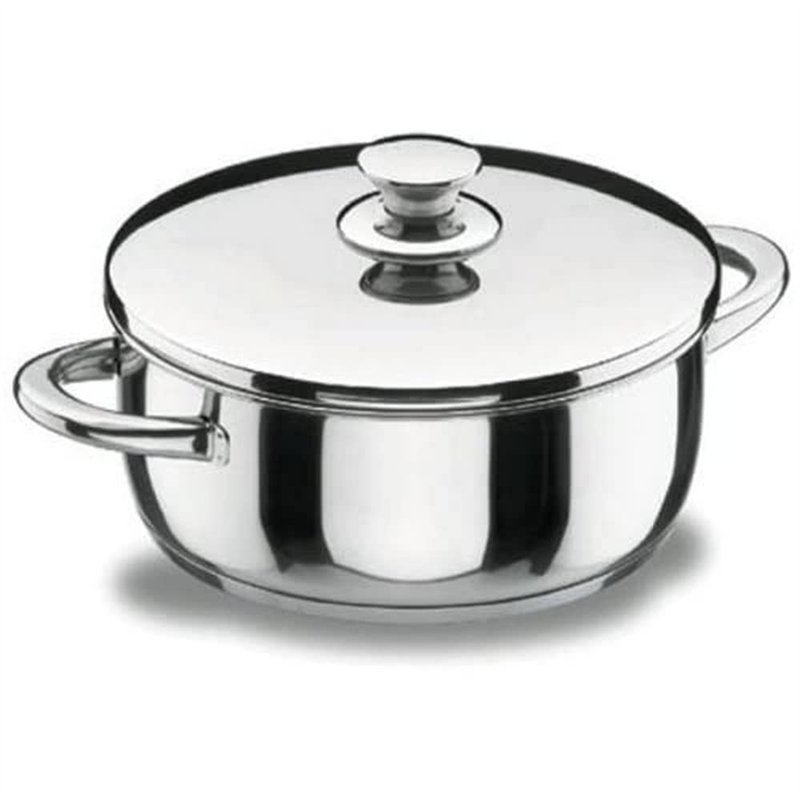 Lacor 40026 Faitout Vitrocor 26 cm, Marron