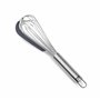 Lacor - 61627 - Fouet manuel - Grattoir en silicone - Batte et cueille le mélange - Inox - Manche ergonomique - Certifié LFGB -