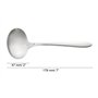 Arcos Séries Berlin - Louche à Crème Cuillerée à Soupe - Monobloc d'une Pièce Acier Inoxydable 18/10 et 180 mm Couleur Argent
