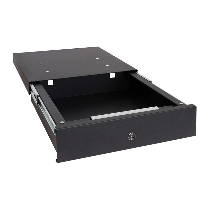 Arregui Box-in 22000-S1 Coffre-Fort tiroir Invisible, à Cacher dans Une plinthe, 9,8 x 41 x 45 cm, 12 L Noir