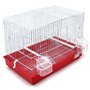 BPS Cage à Oiseaux en métal avec mangeoire Abreuvoir Jumper Cage Matériau Métal Couleur envoie au Hasard 44X26.5X32 cm BPS-1364