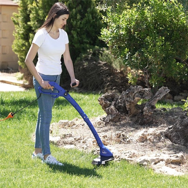 Image secondaire de GOODYEAR - Coupe Bordures 350W Coupe Ø25 cm + Bobine de Fil 6 m Ø 1.2 mm Tête orientable à 180°