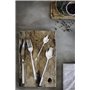 Monix Génova Ensemble de Couverts 24 Pièces, Set de Couverts avec Couteau à Steak en Acier Inoxydable 18/10 Design Moderne Poli
