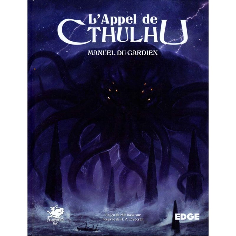 Image secondaire de Edge Entertainment Jeu de rôles Asmodee l'appel de Cthulhu Manuel du Gardien