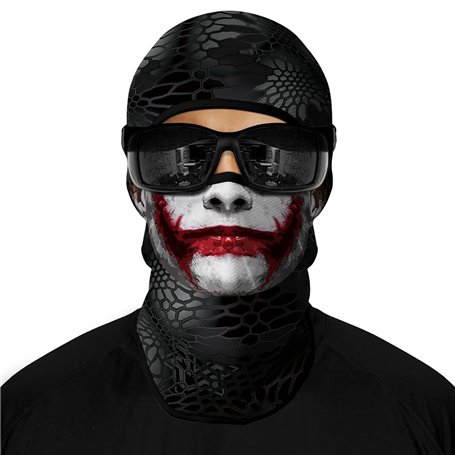 ShopINess Cagoule Unisexe pour Adultes avec Design 3D pour Le Sport Le Festival la Fête d'halloween et Le Carnaval - Joky