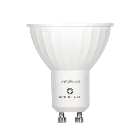 GU10 6W 220V 120 ° uniforme-ligne conduit Beneito Faure - Blanc naturel