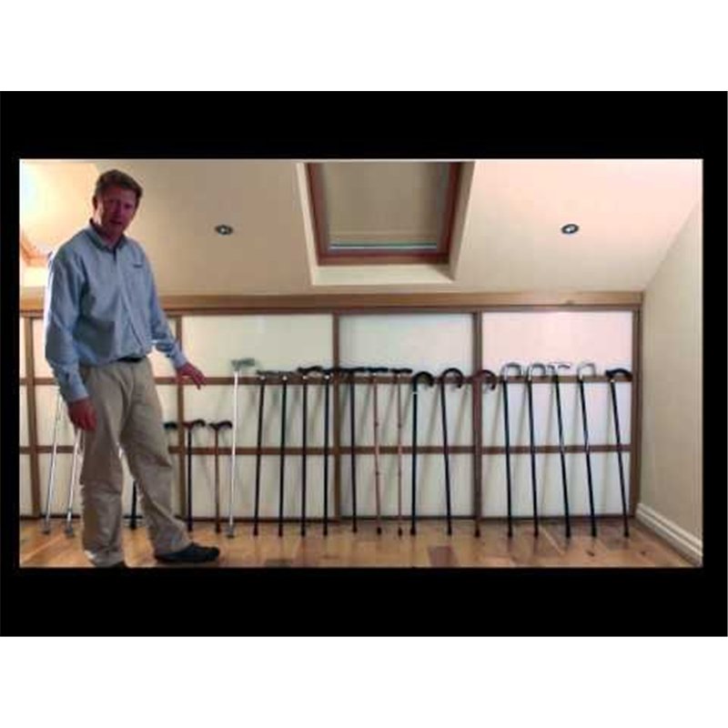 Image secondaire de Canne classique en Bois de hêtre, 93 cm, Couleur marron, Design élégant et haute qualité