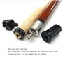 MENG The Wear-Resistant À L'Usure Pool Cue 1/2 Section Handraft Snooker Cue, Cues de La Piscine En Fibre de Carbone Adulte, Avec