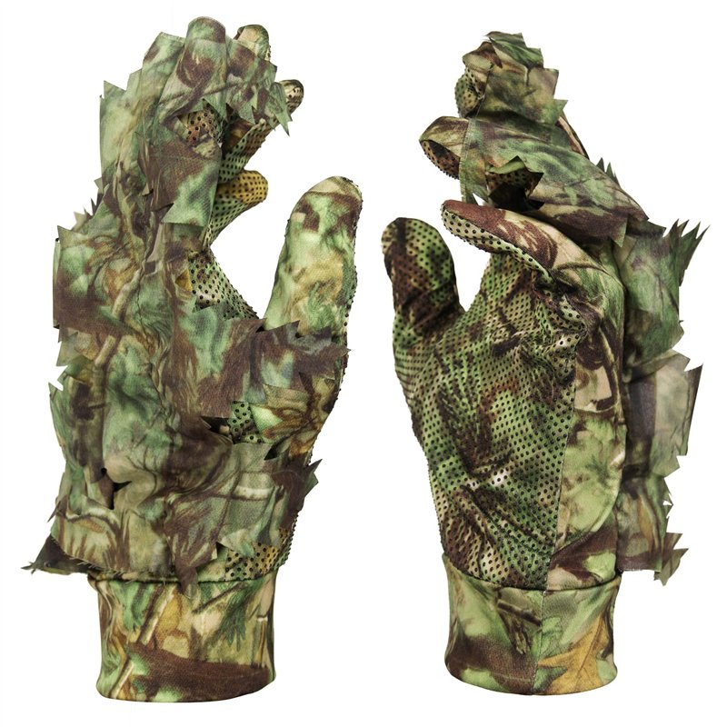 GUGULUZA Gants de Camouflage 3D pour la Chasse, Combinaison Woodland