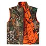 GUGULUZA Homme Gilet de Chasse Orange Camo