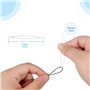 Fil Elastique pour Bracelet - Cordons élastiques pour la Fabrication de Bijoux Perle Collier, avec Ciseaux et Aiguille à Perles
