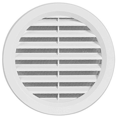 Grille d'aération ronde en plastique