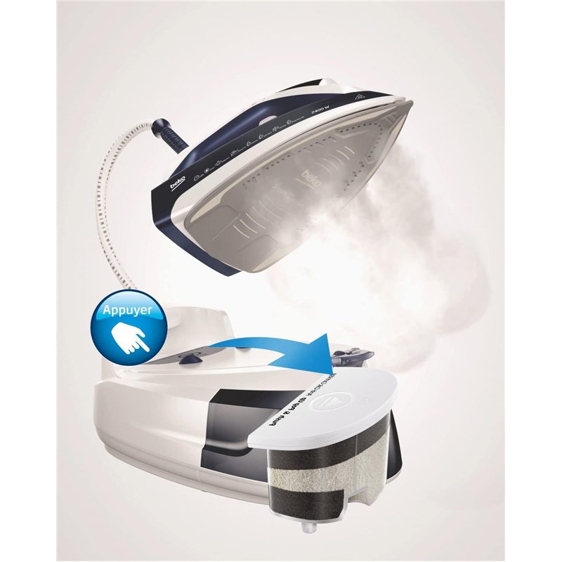 Image secondaire de Cartouche anticalcaire compatible avec les centrales vapeur SGA7124B et SGA7126P Blanc