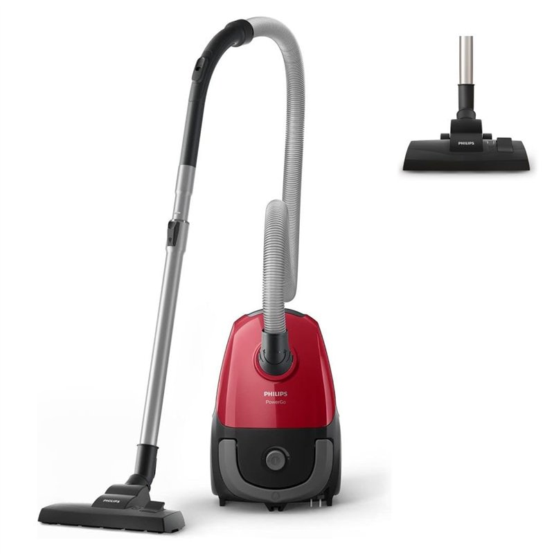 Philips Série 2000 Aspirateur Avec Sac - 900 W Avec Filtre Anti-Allergènes, Rayon d'Action de 9 m (FC8243/09)