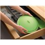 Lékué - Cuit Vapeur - Pliable - Vert - Silicone Platine 3400500