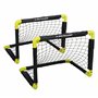 Dunlop Cage de Foot 50 x 44 x 44 cm - Ensemble de 2 Buts de Foot - Mini But Pliable - Kit Entrainement Football pour Enfants et