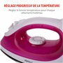 alpina Fer à Repasser Vapeur - Fer Steamer 2000W - Defroisseur avec Fonction Vapeur et Pulvérisation d'Eau - Température Réglabl