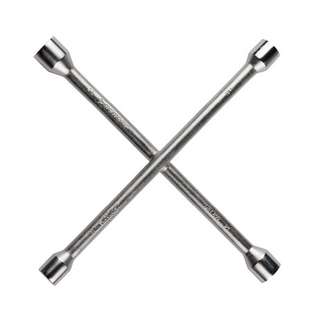 Dunlop Croix Roue Voiture - Clé Démonte Roue aux Dimensions 17-19-21-23 mm - Clés en Croix pour Roues - Clé de montage - Cle Dem