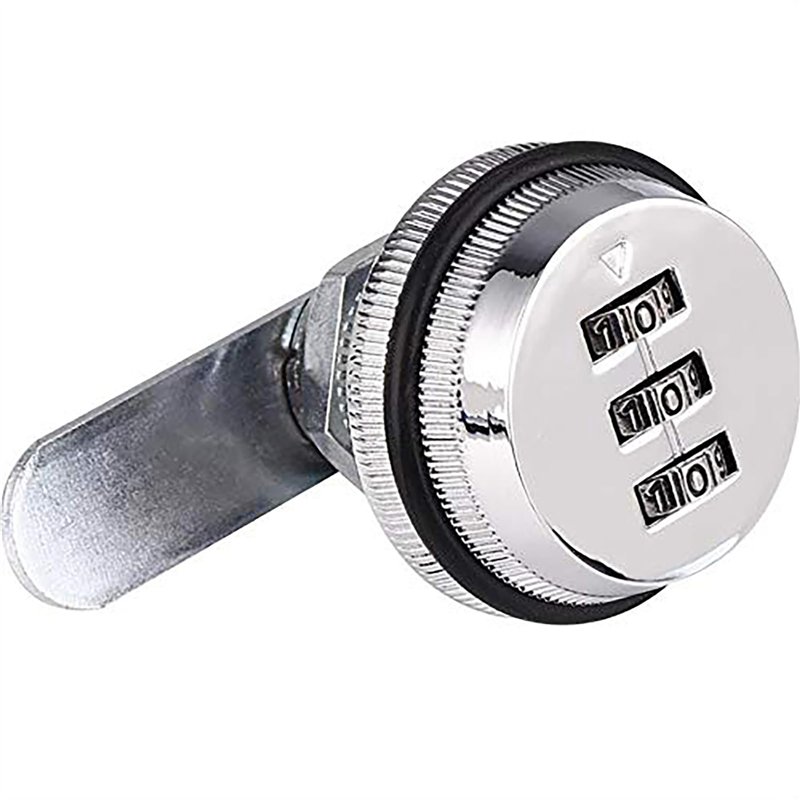 Serrures à combinaison par mot de passe à 3 chiffres Tingz,30mm en alliage de zinc Cam Cabinet Code Lock pour tiroir de sécurité