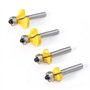 4 Fraises à Défoncer En Carbure Fraise à Rainurer 8mmnettoyage Fraise Fraise Pour Bois Outil De Travail Du Boismitre Router Bit 