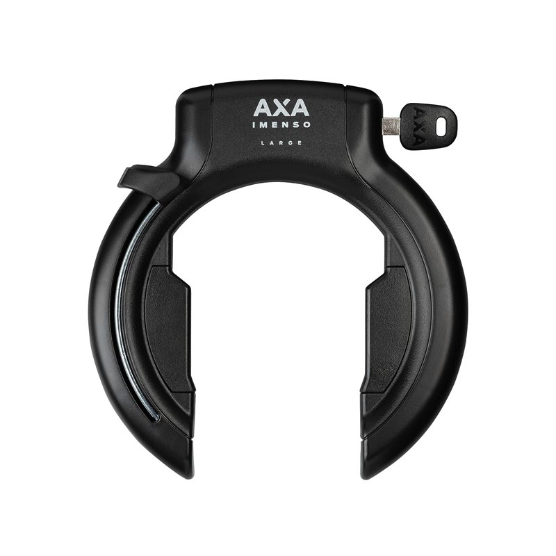 AXA Imenso Large Rétractable - Antivol Vélo - Cadenas - Niveau de Sécurité 12 - Combinable avec Serrure à larder - 75 mm