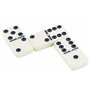 Engelhart - 250123 - Coffret de Dominos Classique Double 9 - Grande Boite en Bois avec 55 pièces - Dim. Domino : 50 x 25 x 10 mm