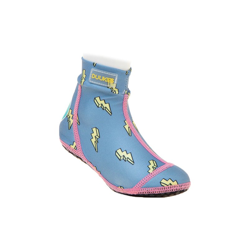 Image secondaire de Duukies Chaussettes de bain pour fille - Légères - Antidérapantes - Protection UV - Bleu clair, bleu clair, 34-35