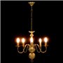 vidaXL Lustre 5 Ampoules Plafonnier Lampe Suspendue Luminaire Eclairage Salon Salle de Séjour Salle à Manger Chambre à Coucher M