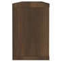 Étagères murales cube 2 pcs Chêne marron 60x15x23 cm Bois