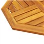 vidaXL Dessus de Table 50x50x2 cm octogonal Bois Massif d'acacia, Dessus de Table de Rechange, Plateau de Table en Bois, Planche
