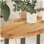vidaXL Dessus de Table 80x40x4 cm Bois de chêne Massif Ovale