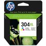 HP 304XL Cartouche d'Encre Trois Couleurs grande capacité Authentique (N9K07AE)