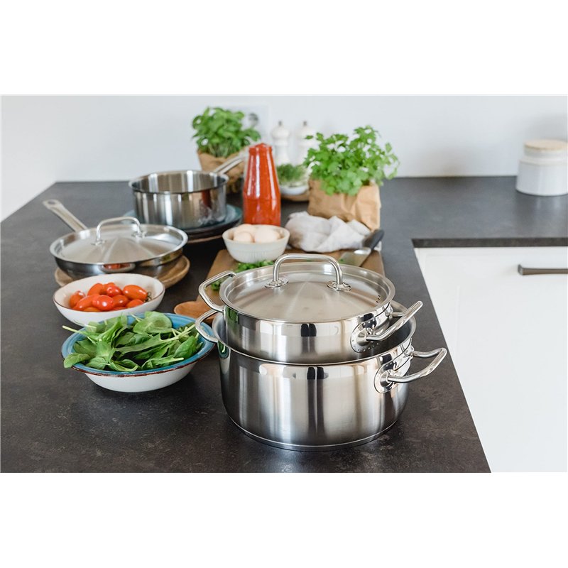 Image secondaire de Professional I 926097 Faitout à Légumes avec Couvercle Acier Inoxydable 18/10 16 cm