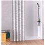 EISL Rideau de Douche en Textile avec Motif (180 x 200 cm) - Lavable - avec revêtement imperméable - Entièrement Opaque - Rayure