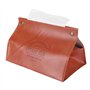 Porte-mouchoirs en Cuir PU Originalité Boîte à Mouchoirs Distributeurs de mouchoirs Organisateur de Mouchoirs de Bureau pour Sal