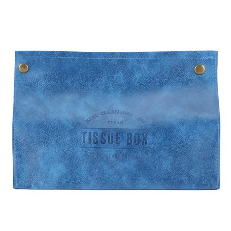 Porte-mouchoirs en Cuir PU Originalité Boîte à Mouchoirs Distributeurs de mouchoirs Organisateur de Mouchoirs de Bureau pour Sal
