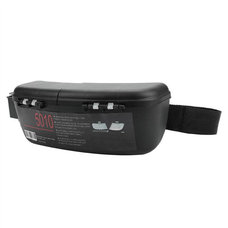 Image secondaire de Jacksing Boîte de pêche, leurres de pêche Portables, boîte de Taille, kit de Rangement pour Le matériel de pêche à la Ceinture