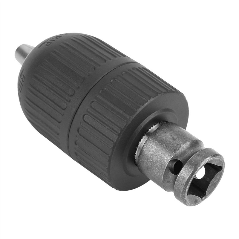 Image secondaire de Mandrin de forage 2-13mm gamme de serrage outil de Conversion de mandrin de perceuse sans clé robuste avec adaptateur 1/2 pouce 