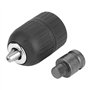 Mandrin de forage 2-13mm gamme de serrage outil de Conversion de mandrin de perceuse sans clé robuste avec adaptateur 1/2 pouce
