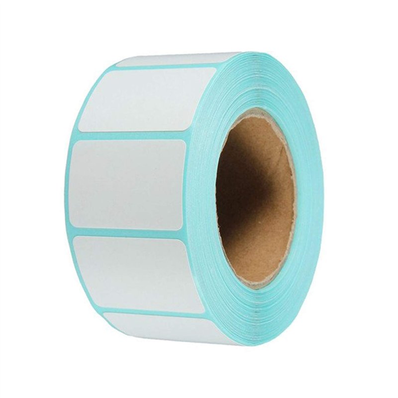 Aobetak Lot de 800 étiquettes autocollantes blanches 60 mm x 30 mm pour bocaux de congélation Imprimantes