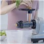 Extracteur de Jus BioChef Axis Cold Press Juicer - Extracteur Masticateur Horizontal pour Herbe de Blé, Fruits et Légumes avec 2