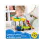 Fisher-Price Little People Camion de Transport 2-en-1 qui se transforme en rampe pour voitures, 2 véhicules Wheelies inclus, jou