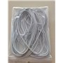 10 Mètre Fil Électrique Blanc 2 Noyau Fil Électrique Câble 24 AWG Rond Flexible PVC Cuivre de Câble, Diamètre Extérieur 3 MM, 30