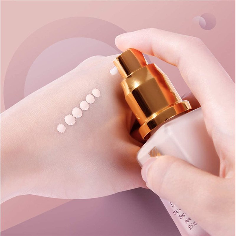 Image secondaire de Pompe de Fondation,2 pièces Tête de Distribution de Rechange Ensemble de Pompe de Fondation en Plastique pour la fondation Estee