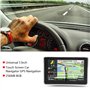 pour Tracker GPS Voiture Yctze Navigateur GPS de Voiture, (Universel) Écran Tactile de 5 Pouces Navigateur GPS de Voiture Naviga