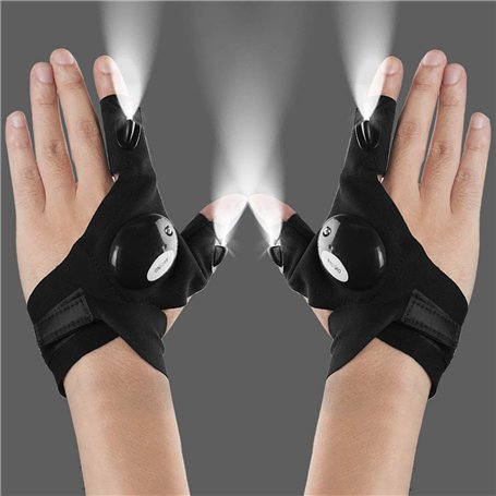 Bestlsy 2 gants de poche LED pour l'extérieur