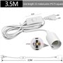 5m Douille E27 avec Fil Câble pour Lampe de Sel avec Câble D'alimentation Prise Changer b